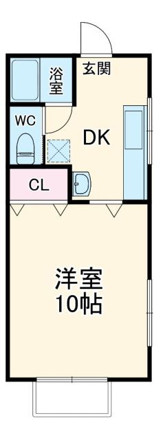 ボンジュール大府 1階 1DK 賃貸物件詳細