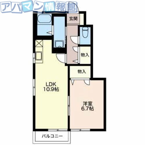 新潟県新潟市西区山田 小針駅 1LDK アパート 賃貸物件詳細