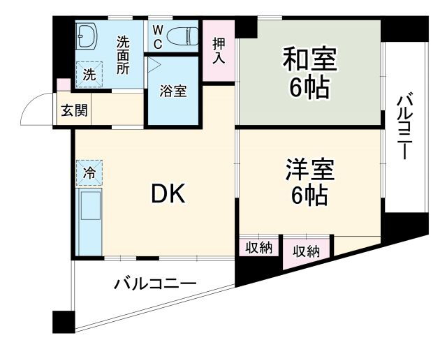 千葉県八千代市勝田台北１ 勝田台駅 2DK マンション 賃貸物件詳細