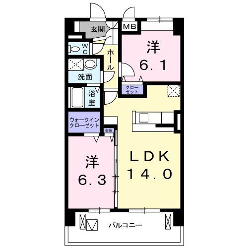 栃木県小山市駅東通り１ 小山駅 2LDK マンション 賃貸物件詳細