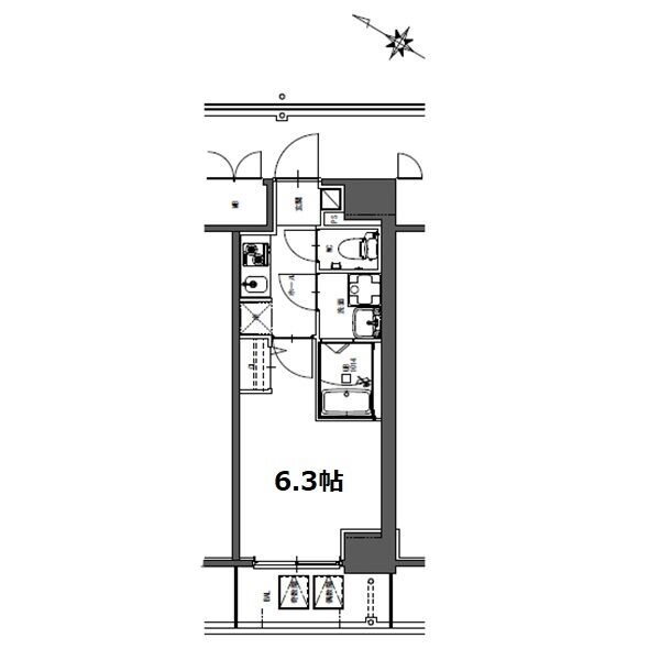 愛知県名古屋市熱田区旗屋町 熱田神宮西駅 1K マンション 賃貸物件詳細