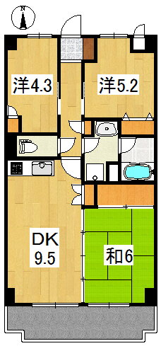 東京都練馬区西大泉４ 大泉学園駅 3DK マンション 賃貸物件詳細