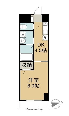 三重県四日市市鵜の森１ 近鉄四日市駅 1DK マンション 賃貸物件詳細