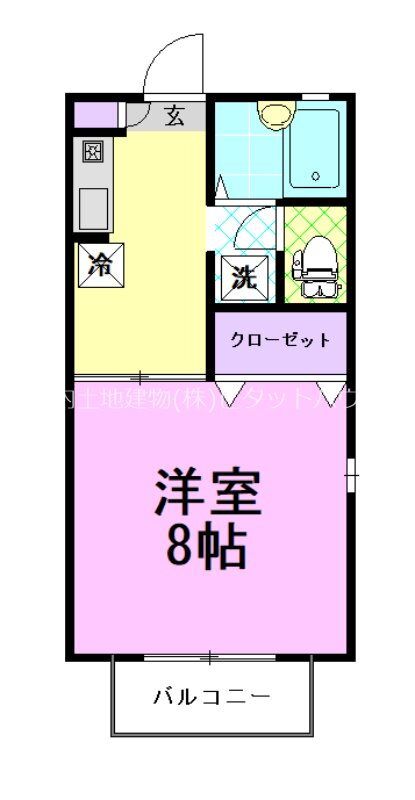 栃木県宇都宮市富士見が丘１ 宇都宮駅 1K アパート 賃貸物件詳細