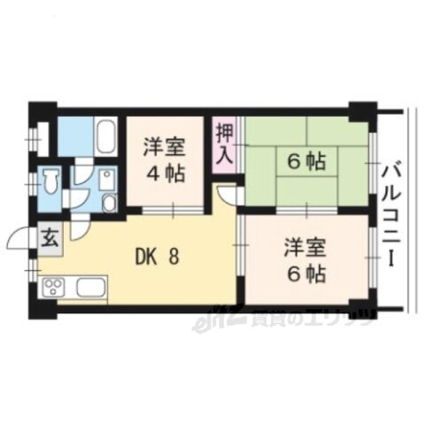 京都府京都市西京区下津林東大般若町 桂駅 3LDK マンション 賃貸物件詳細