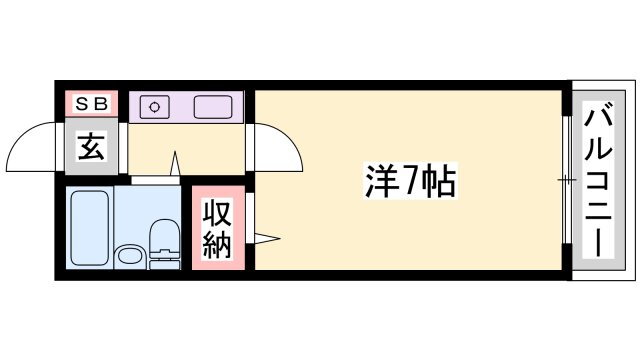 兵庫県姫路市塩町 山陽姫路駅 1K マンション 賃貸物件詳細