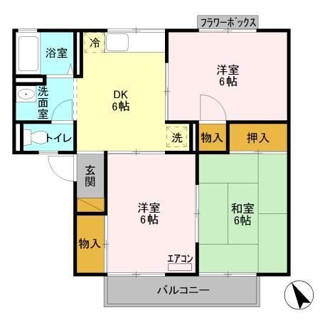 千葉県君津市南子安４ 君津駅 3DK アパート 賃貸物件詳細