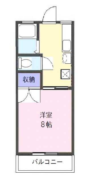 三重県津市桜橋３ 津駅 1DK アパート 賃貸物件詳細