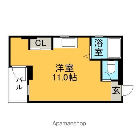 福岡県福岡市中央区平和３ 西鉄平尾駅 1K マンション 賃貸物件詳細