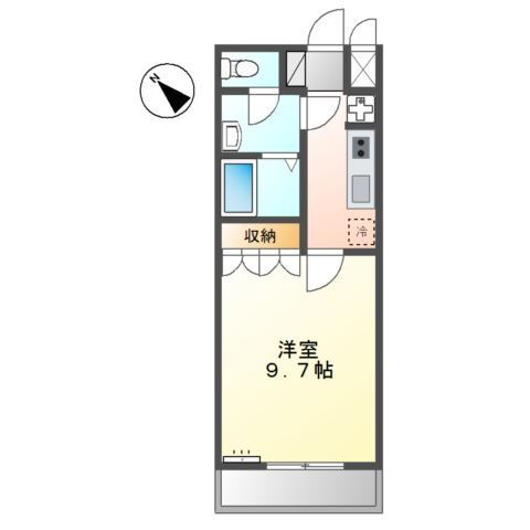 愛媛県四国中央市下柏町 1K アパート 賃貸物件詳細