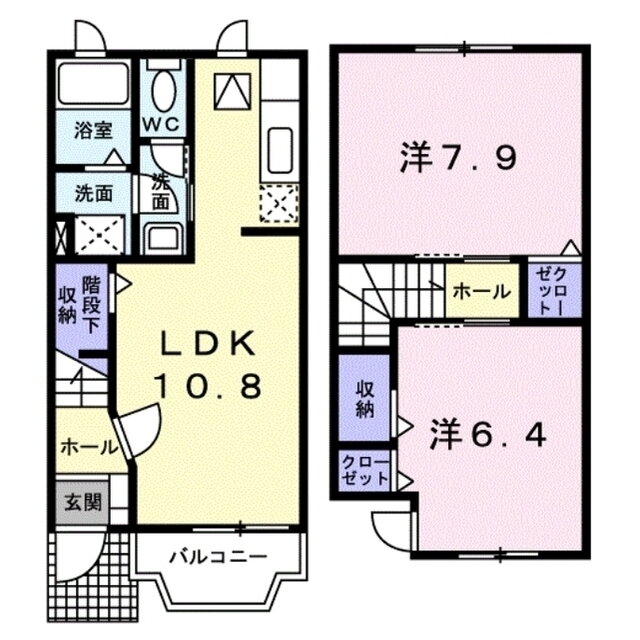 静岡県静岡市清水区北脇新田 清水駅 2LDK アパート 賃貸物件詳細