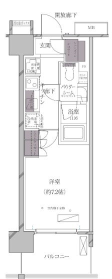東京都港区海岸３ 田町駅 1K マンション 賃貸物件詳細