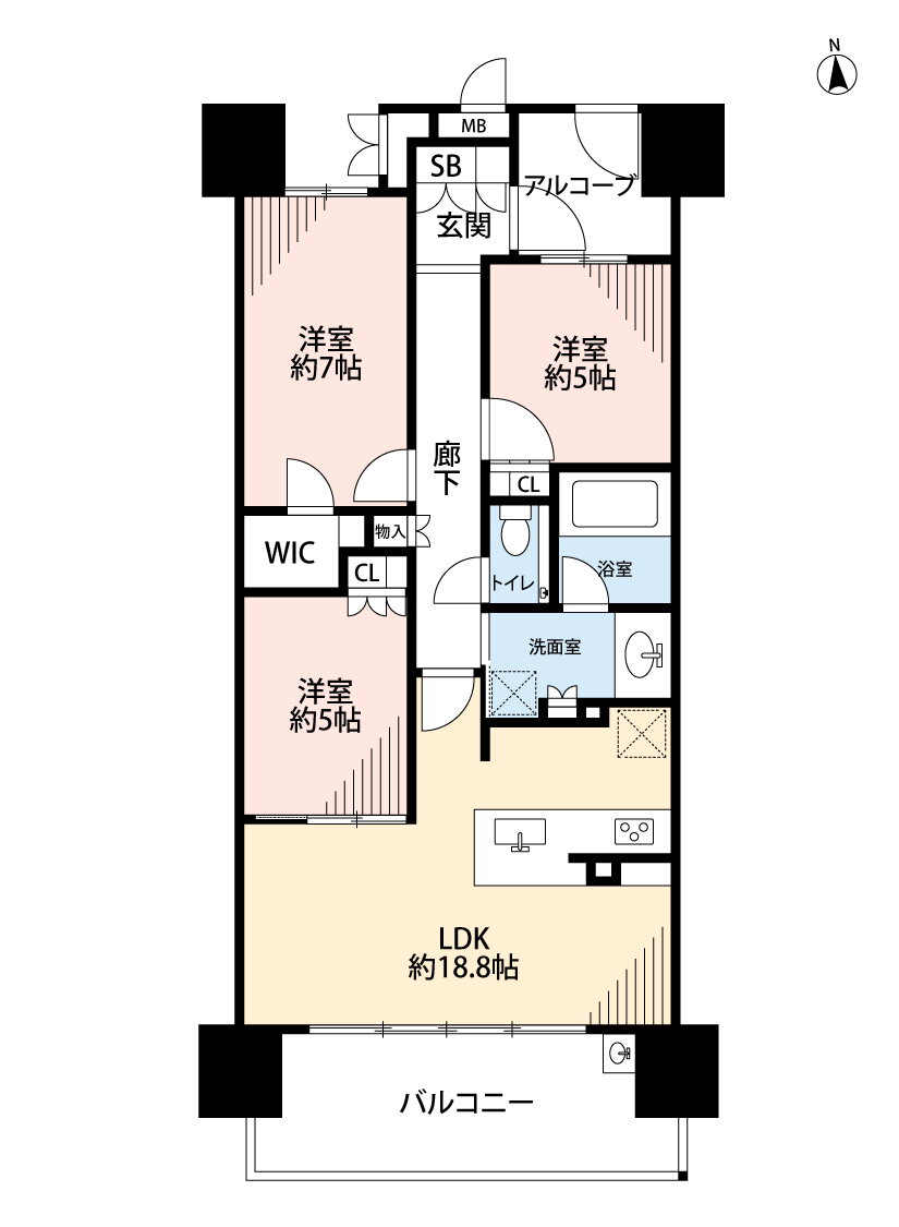 アルバックス岡崎駅東 11階 3LDK 賃貸物件詳細