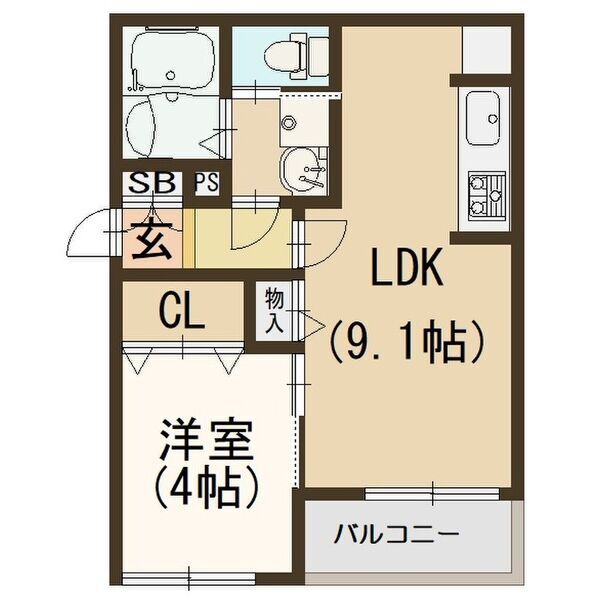 ヴィエント中小阪　新築ハイツ 2階 1LDK 賃貸物件詳細