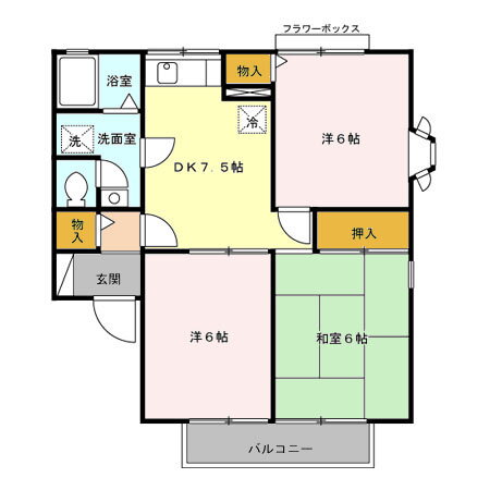 埼玉県鶴ヶ島市脚折町２ 坂戸駅 3DK アパート 賃貸物件詳細