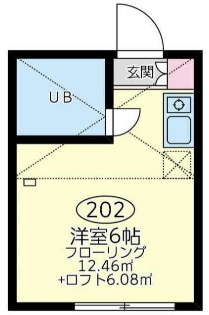 フェリーチェ阪東橋 2階 ワンルーム 賃貸物件詳細