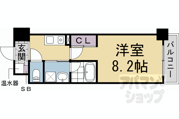 京都府京都市下京区材木町 五条駅 1K マンション 賃貸物件詳細