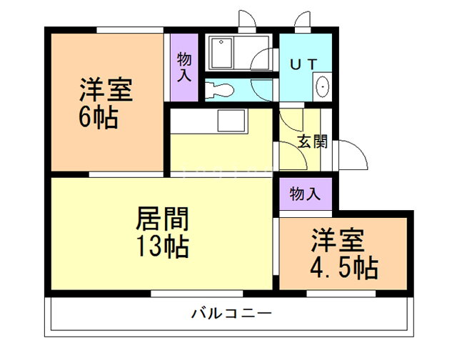 北海道苫小牧市若草町５ 苫小牧駅 2LDK マンション 賃貸物件詳細