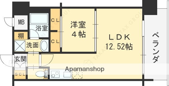 プレジオ八戸ノ里 2階 1LDK 賃貸物件詳細