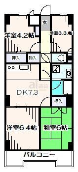 東京都東久留米市大門町２ 東久留米駅 4DK マンション 賃貸物件詳細