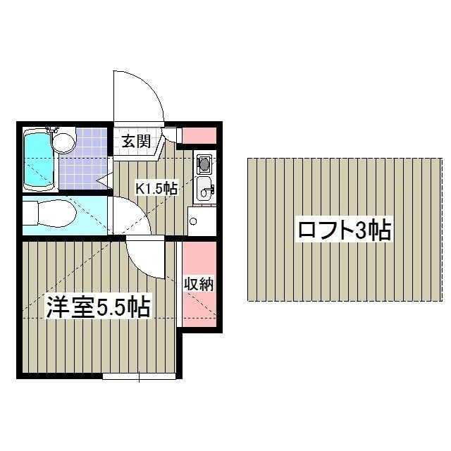 埼玉県蕨市中央７ 蕨駅 1K アパート 賃貸物件詳細