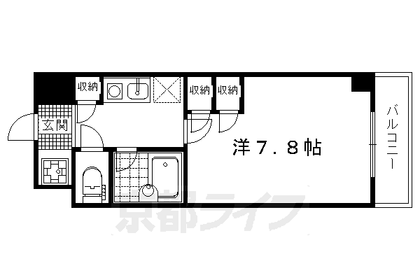 京都府京都市上京区今薬屋町 丸太町駅 1K マンション 賃貸物件詳細