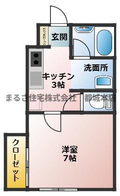 宮崎県都城市吉尾町 日向庄内駅 1K アパート 賃貸物件詳細
