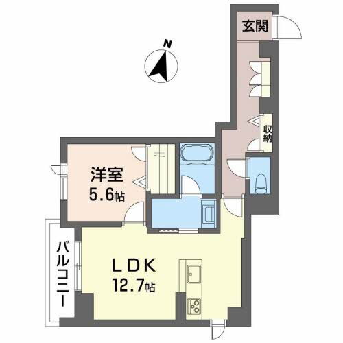 エクラージュ二日町 3階 1LDK 賃貸物件詳細