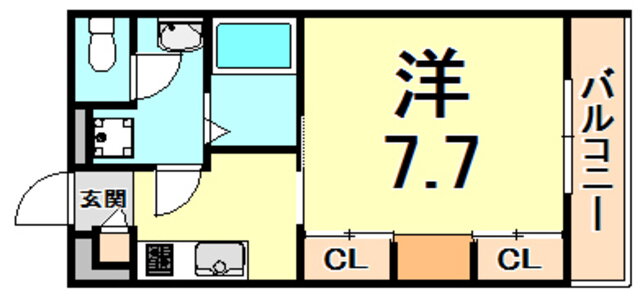 兵庫県西宮市中須佐町 西宮駅 1K アパート 賃貸物件詳細