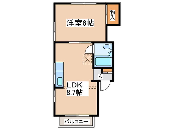 神奈川県相模原市緑区相原２ 相原駅 1LDK アパート 賃貸物件詳細