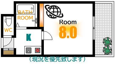 広島県広島市中区舟入本町 舟入本町駅 1K マンション 賃貸物件詳細