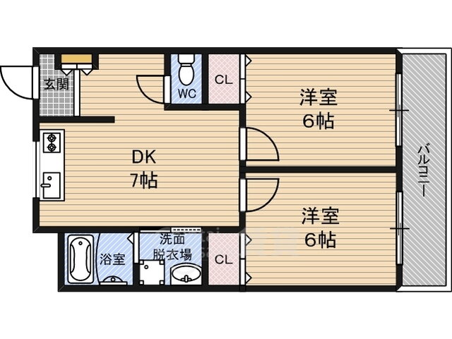 大阪府大阪市福島区玉川４ 野田駅 2DK マンション 賃貸物件詳細