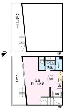兵庫県神戸市中央区中山手通２ 三ノ宮駅 ワンルーム マンション 賃貸物件詳細