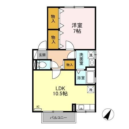 栃木県宇都宮市駒生町 宇都宮駅 1LDK アパート 賃貸物件詳細