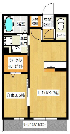 ヒルズ堀割 3階 1LDK 賃貸物件詳細
