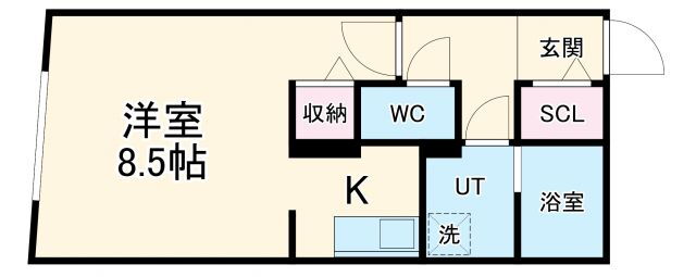 愛知県岡崎市羽根町字若宮 岡崎駅 1K マンション 賃貸物件詳細