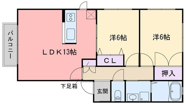 福岡県福岡市早良区重留６ 野芥駅 2LDK アパート 賃貸物件詳細