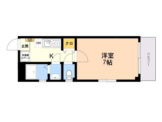 福岡県福岡市博多区中呉服町 呉服町駅 1K マンション 賃貸物件詳細