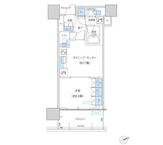 千葉県柏市若柴 柏の葉キャンパス駅 1DK マンション 賃貸物件詳細