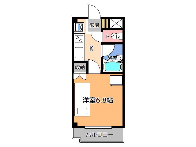栃木県宇都宮市岩曽町 宇都宮駅 1K マンション 賃貸物件詳細