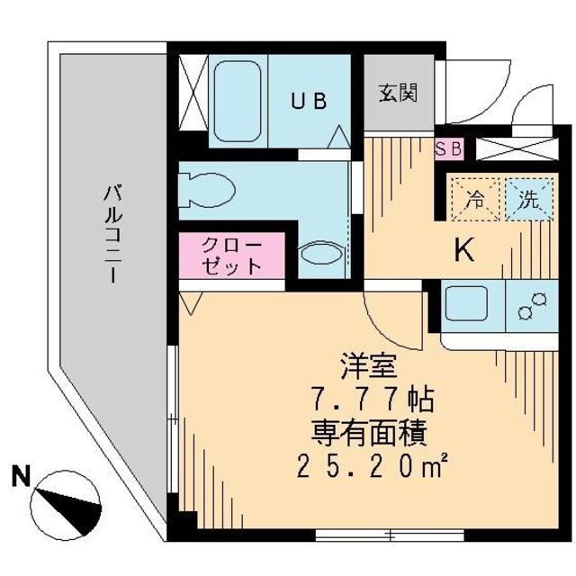東京都世田谷区赤堤３ 松原駅 1K マンション 賃貸物件詳細