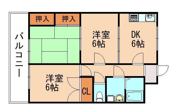 福岡県嘉穂郡桂川町大字土師 桂川駅 3DK アパート 賃貸物件詳細