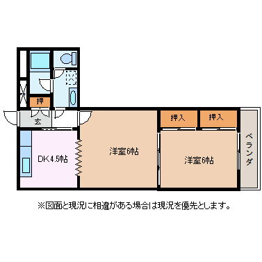 セントラルコーポ平田 3階 2DK 賃貸物件詳細