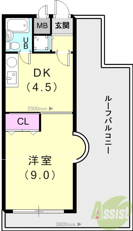 兵庫県神戸市灘区高徳町４ 六甲道駅 1DK マンション 賃貸物件詳細