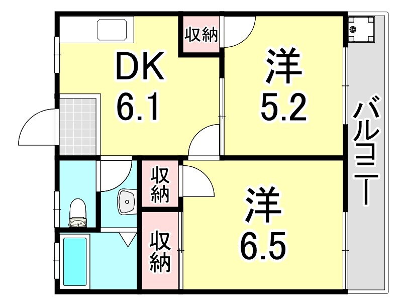 兵庫県神戸市長田区大塚町１ 長田駅 2DK アパート 賃貸物件詳細