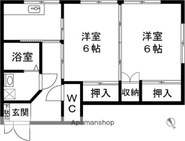 新潟県長岡市左近１ 長岡駅 2K アパート 賃貸物件詳細