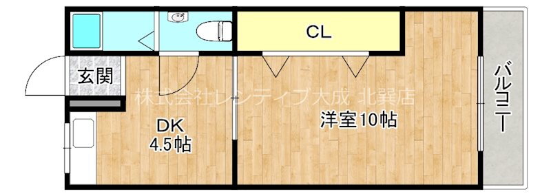 エクセル今里マンション 3階 1DK 賃貸物件詳細
