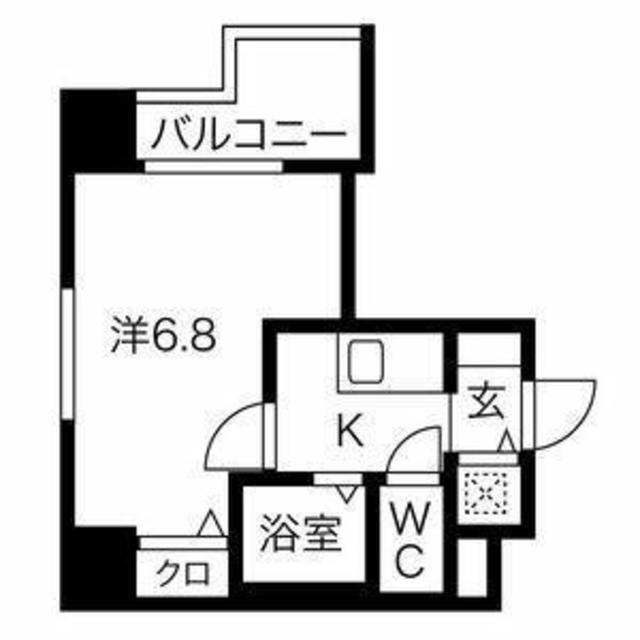 スパシエ　グラフィカ　レジデンス 2階 1K 賃貸物件詳細