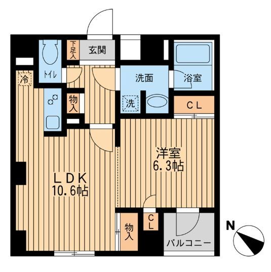東京都目黒区中町１ 学芸大学駅 1LDK マンション 賃貸物件詳細