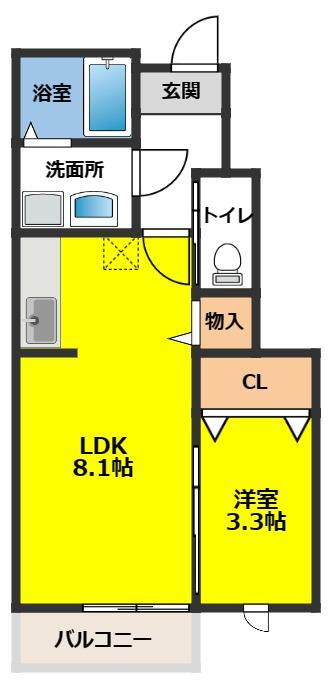 岩手県盛岡市中央通２ 盛岡駅 1LDK アパート 賃貸物件詳細
